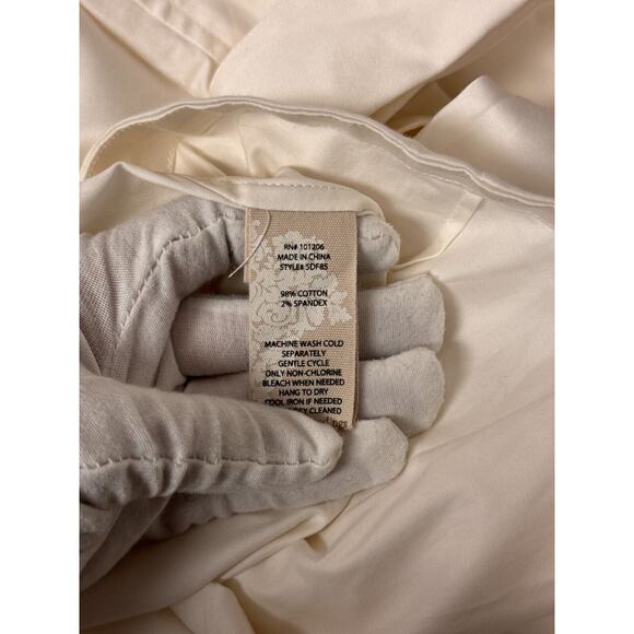 New Soft Surroundings Top 24W Womens Perfect Long Sleeve Button Shirt Plus Size - Picture 8 of 8